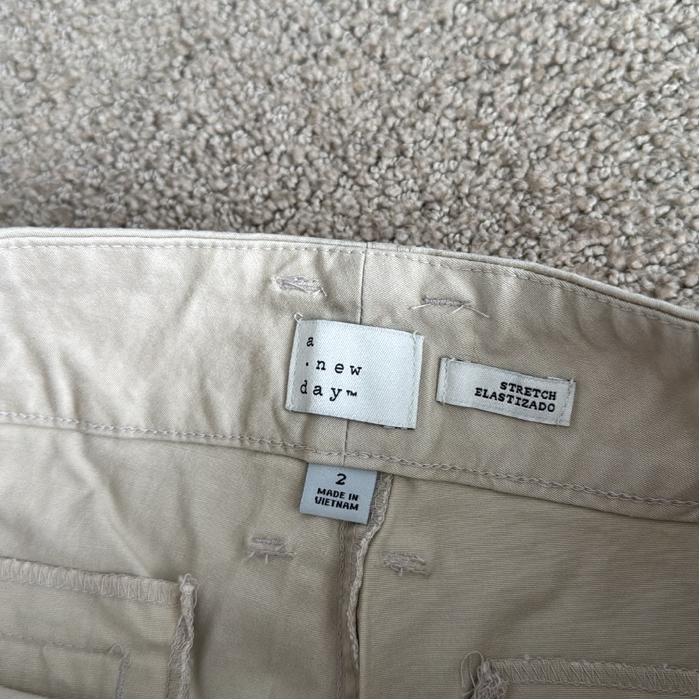 P13 NWT a new day High Rise‎ Straight Ankle Chino Pant - Size: 2 - Picture 7 of 10